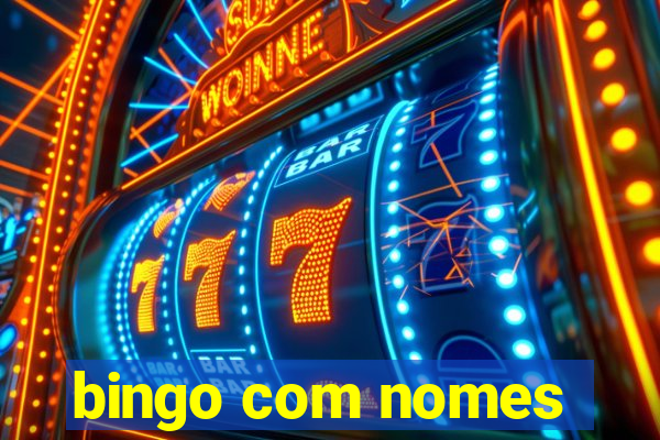 bingo com nomes